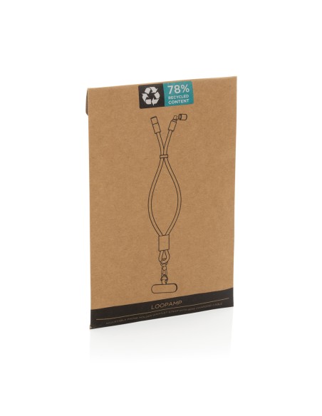 Cavo bracciale 60W regolabile LoopAmp in rPET RCS Cavo bracciale 60W regolabile LoopAmp in rPET RCS